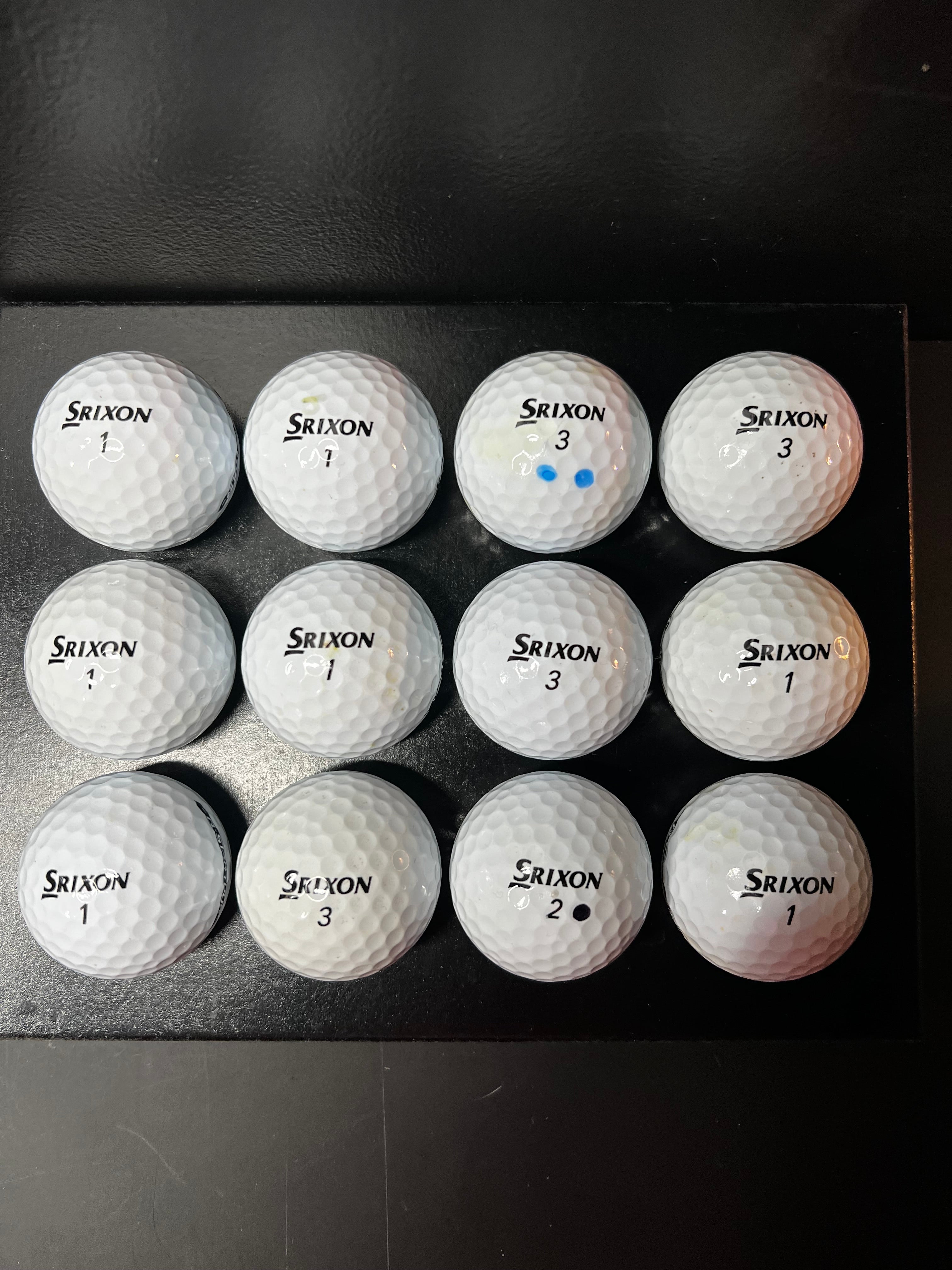 12 Srixon Q-Star-Tour À++ grade white