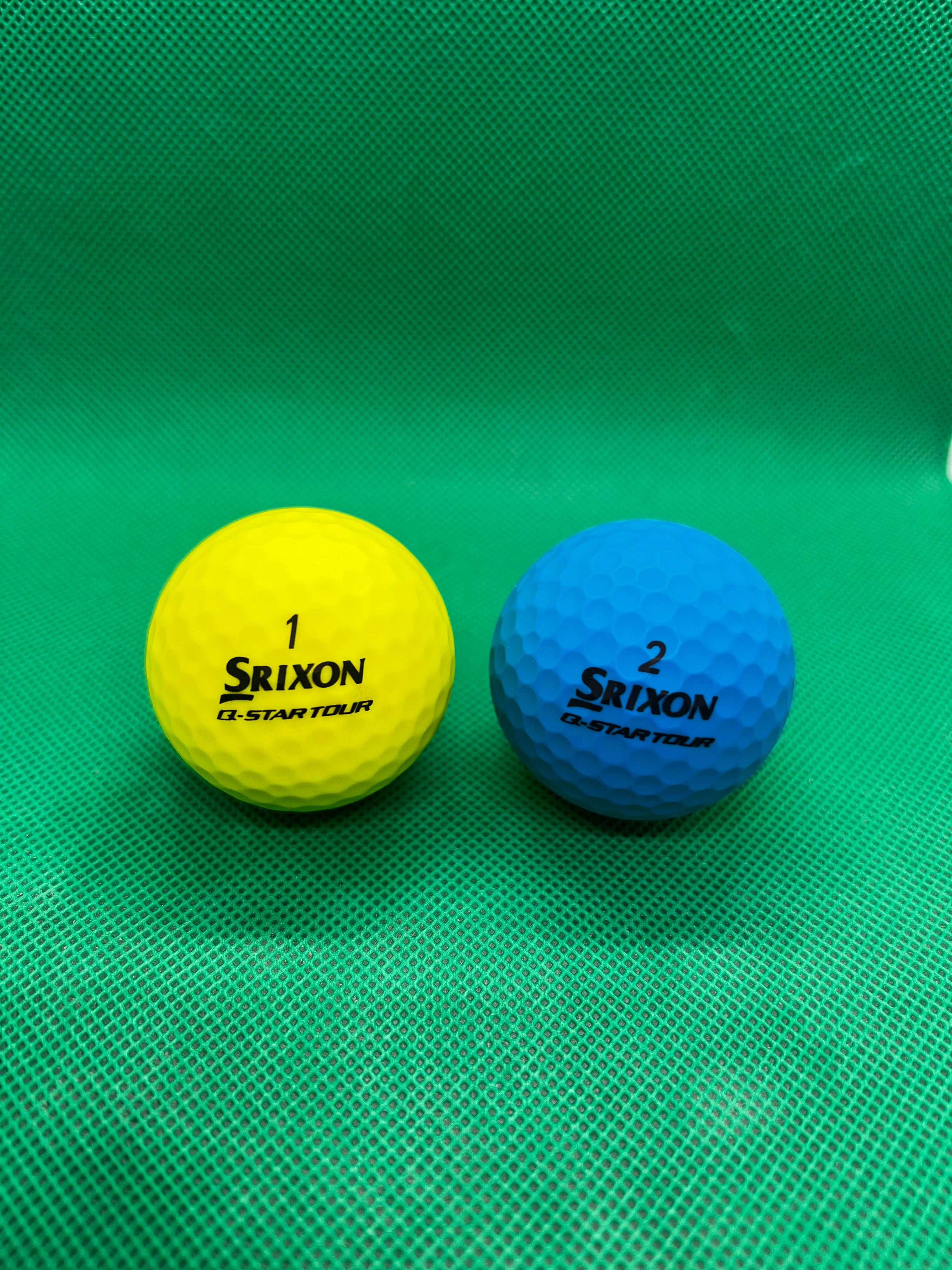 12 Srixon Divide Q-Star Tour À++ grade Blue/Yellow