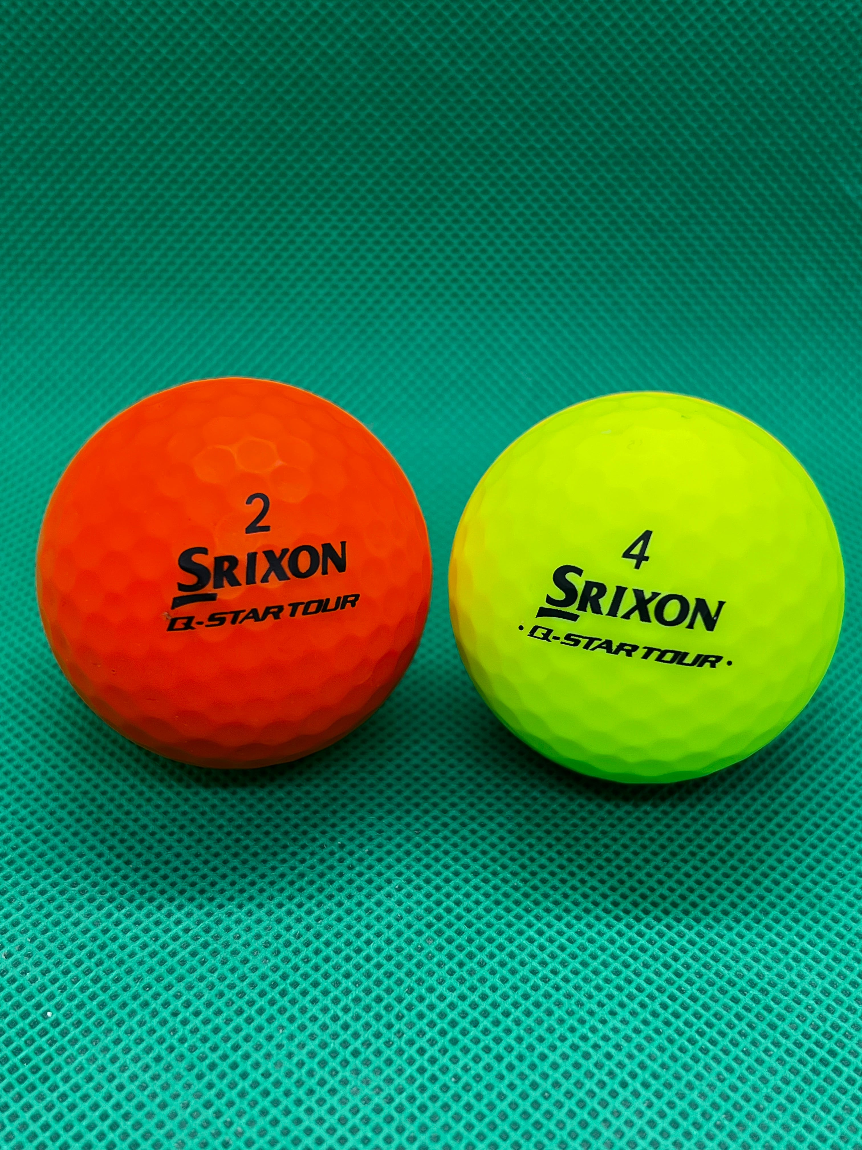 12 Srixon Divide Q-Star Tour À++ grade Orange/Yellow