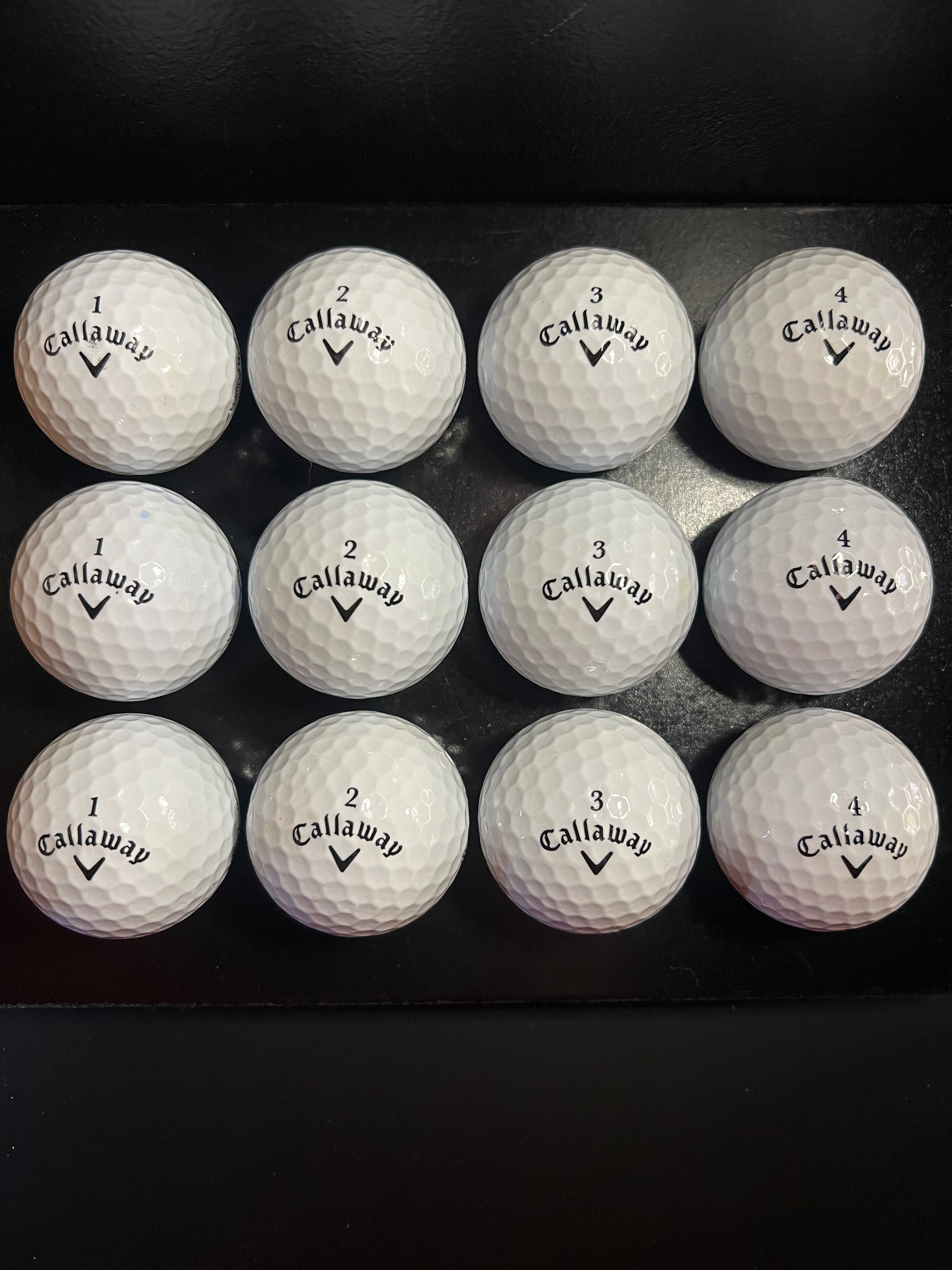 12 CALLAWAY SUPERSOFT A++ Grade  white