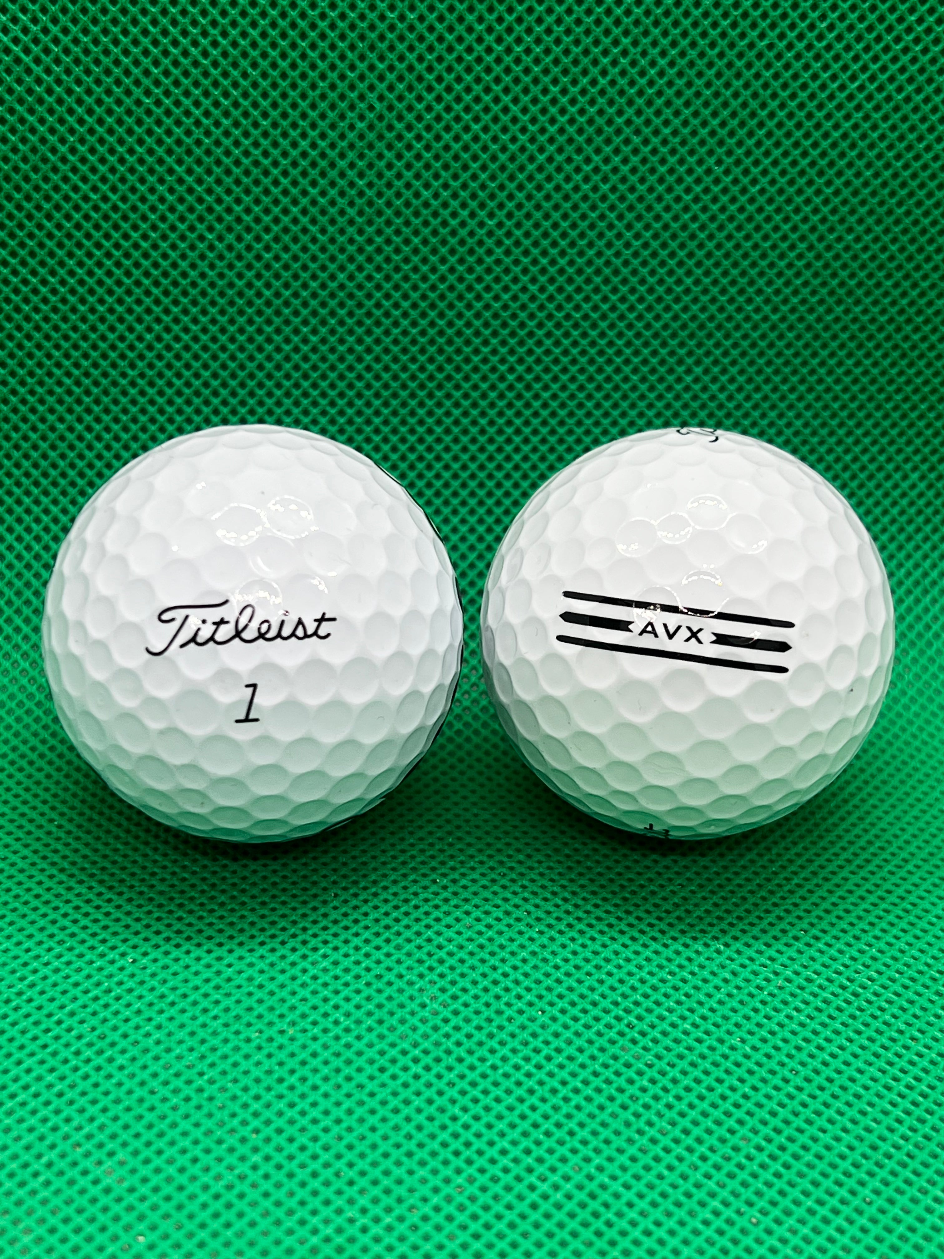 18 TITLEIST AVX A-Grade white golf balls