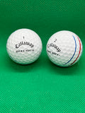 18 CALLAWAY E.R.C SOFT TRIPLE TRACK B Grade white golf balls